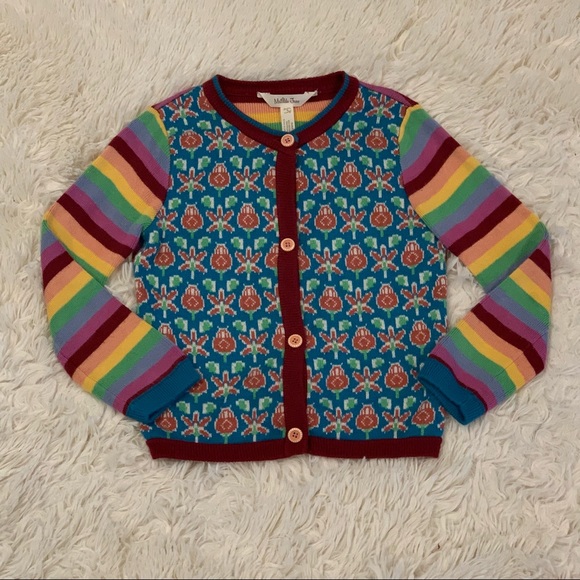 Matilda Jane Other - Matilda Jane Girls’ END OF THE RAINBOW Cardigan Sweater 4 Toddler 4T Colorful